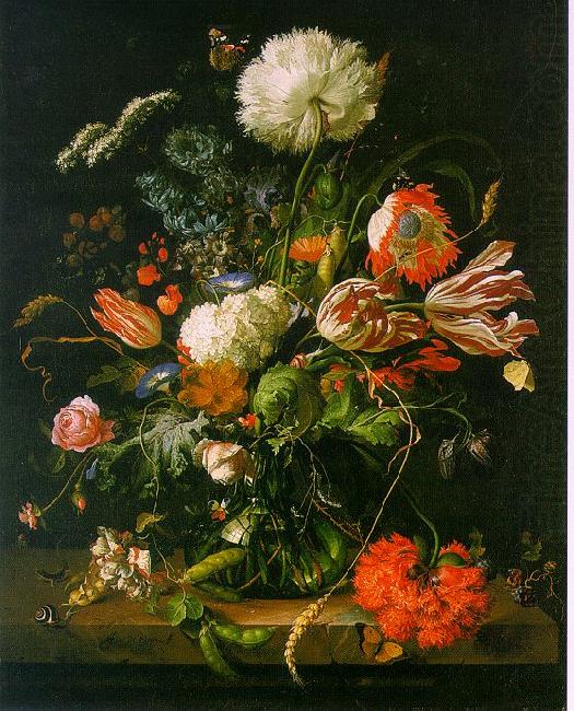 Jan Davidz de Heem Vase of Flowers 001 china oil painting image